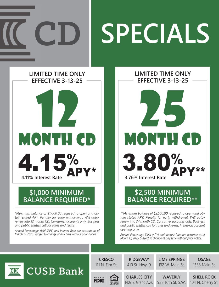 current CD Specials