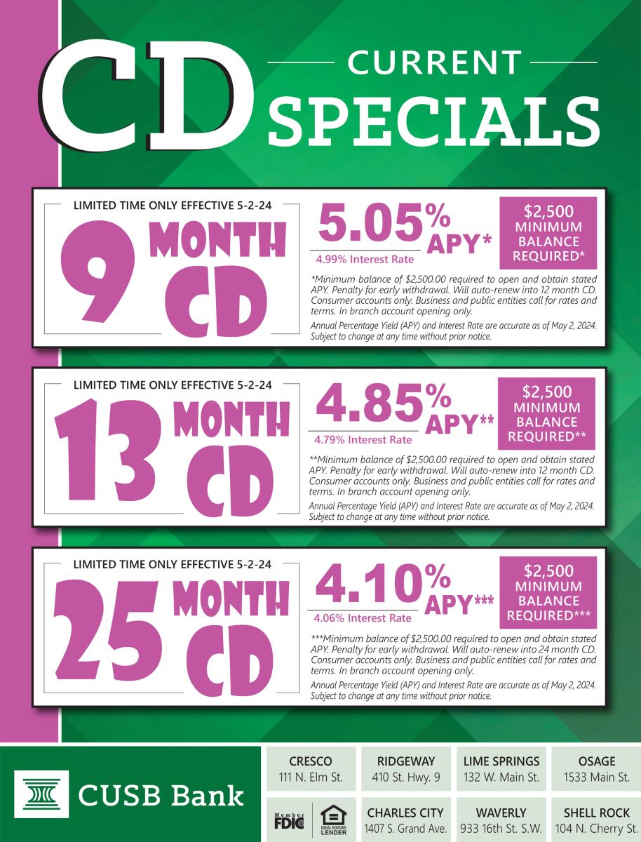 current CD specials