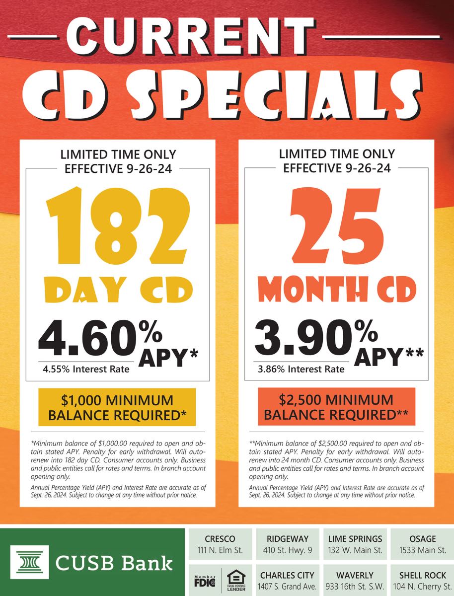 current CD specials